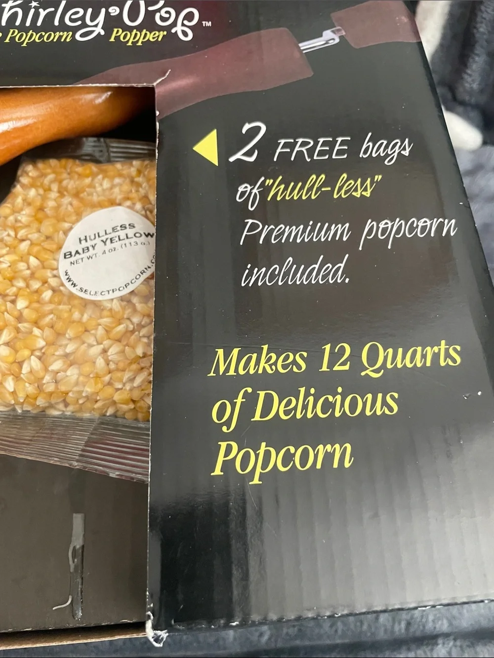 3-Minute Popcorn Popper in Silver and Brown - Picture 7 of 9